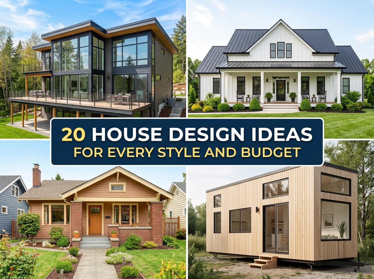 20 House Design Ideas for Every Style and Budget
