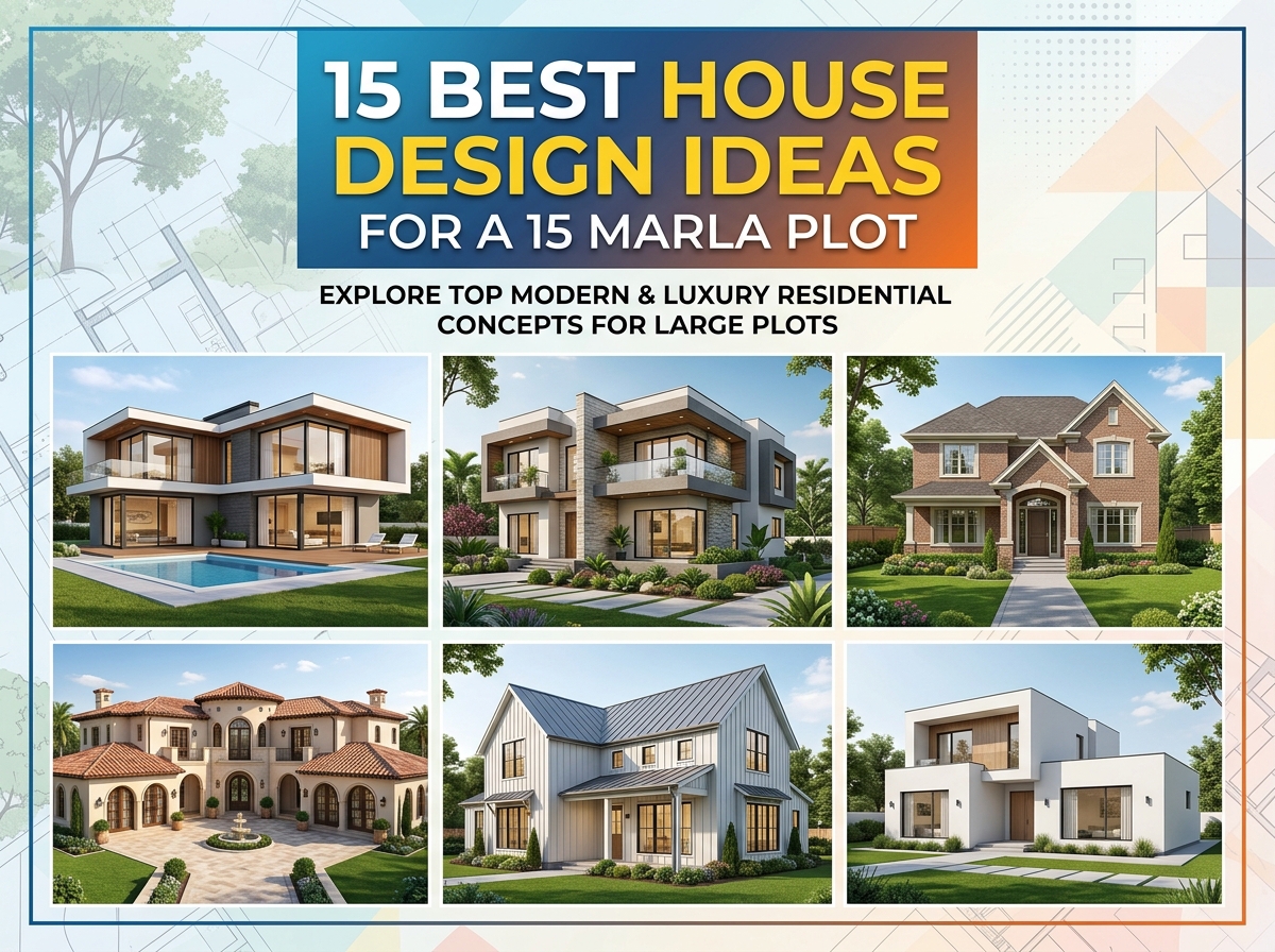 15 Best House Design Ideas for a 15 Marla Plot