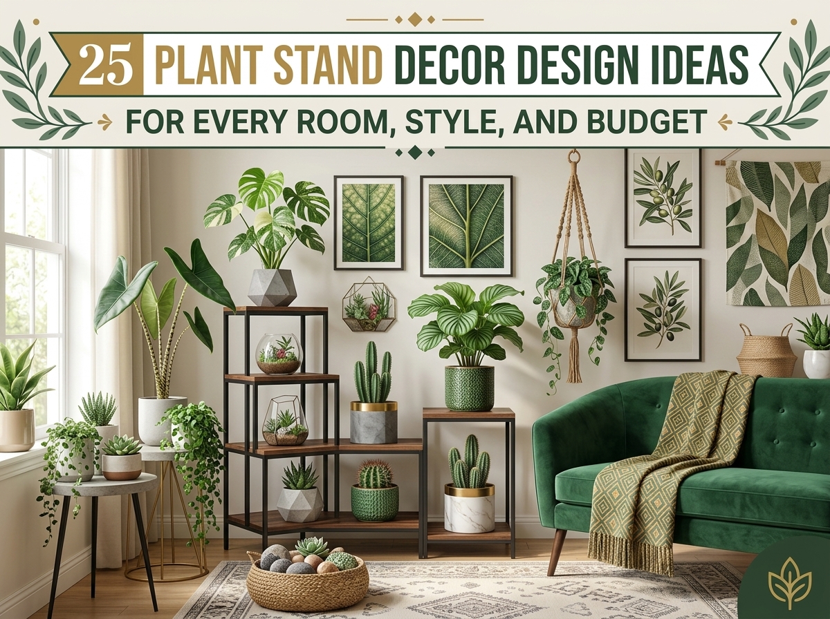 25 Plant Stand Decor Design Ideas for Every Room, Style and Budget
