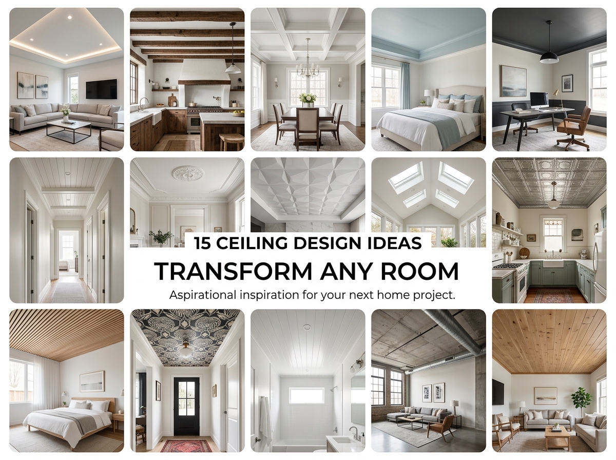 15 Ceiling Design Ideas to Transform Any Room